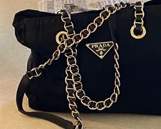 Great PRADA purse with chain handles