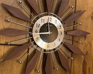 Mid century George Nelson wall clock
