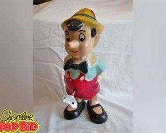 Very Rare Large 10 inches Antique Windup Pinnochio