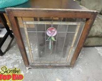 Victorian Leaded StainedGlass Window