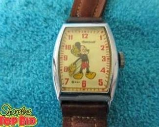 Vintage Mickey Mouse Watch, Band Needs to be Replaced