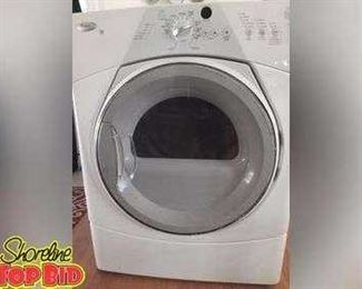 Whirlpool front loader duel sport dryer works good Just bought a new set