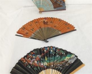 EARLY VICTORIAN HAND FANS 