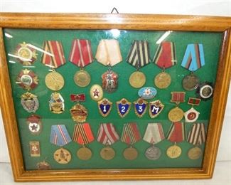 COLLECTION RUSSIAN MILITARY MEDALS 