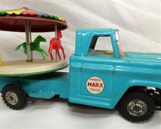 VIEW 2 OTHERSIDE MARX CAROUSEL TRUCK 