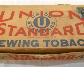 CHEW UNION STANDARD TOBACCO BOX 
