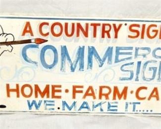 44X15 WOODEN COUNTRY SIGN SHOP 