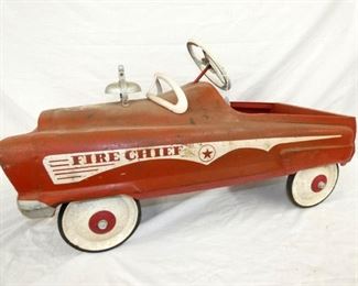 1950S GARTON FIRE CHIEF PEDAL CAR 