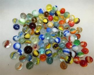 COLLECTION OF EARLY MARBLES 