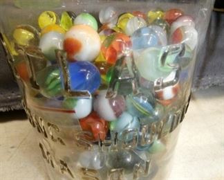 COLLECTION OF EARLY MARBLES 