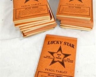 NOS LUCKY STAR PENCIL TABLETS 