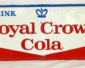 32X12 EMB ROYAL CROWN COLA SIGN 