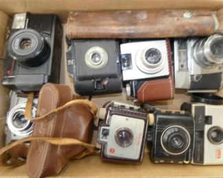 EARLY LOT OF CAMERAS 