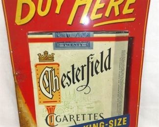 12X17 1/2 CHESTERFIELD KING SIZE SIGN 