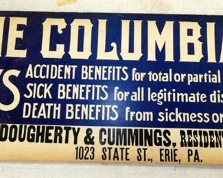 18X8 THE COLUMBIAN PAYS CB SIGN 