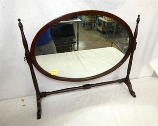 25X21 EARLY OVAL DEPARTMENT STORE MIRROR