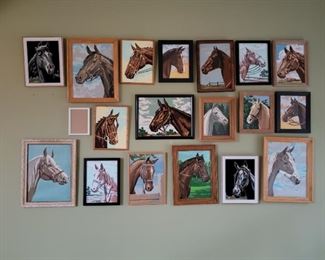 largest: 19 x 15, smallest 13 x 11