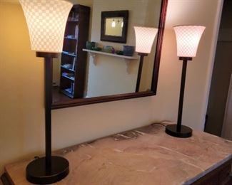 26"h (2 available), mirror: 31 x 30