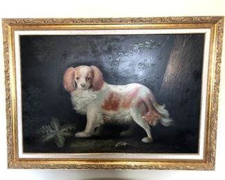 dog large painting