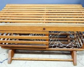 Coffe Table Converted From Lobster Trap, 17" High x 38" Wide 24.5" Deep
