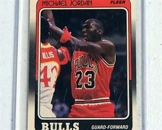 Fleer Michael Jordon Bull's Basketball Player Card #17 Of 132, 1988