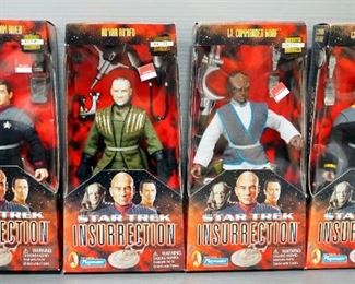 Playmates Star Trek Insurrection 9" Action Figures, Qty 4, All NIB