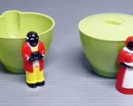 F&F Mold Aunt Jemima And Uncle Mose Sugar And Creamer Sets, 2 Total Sets