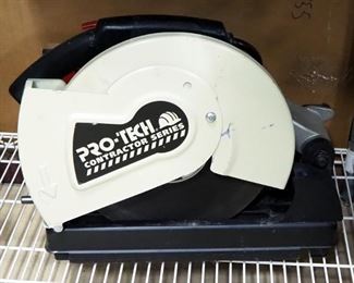 Pro-Tech 14" Cut-Off Saw, Powers On