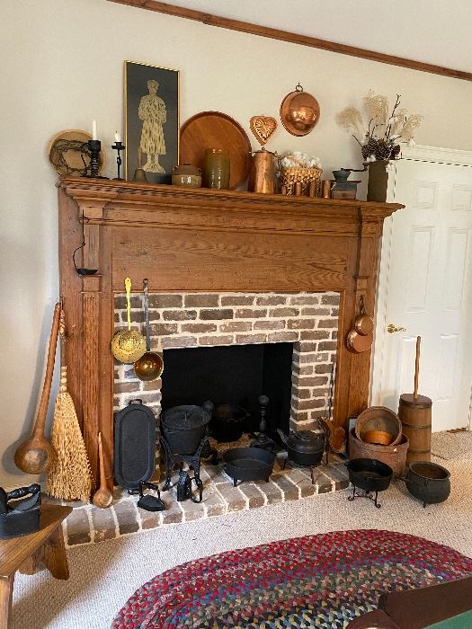 

Lots of cast iron, primitive pieces, railroad items…