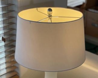 Contemporary Glass Vase Lamp Single 30in H x 16in diameter