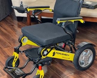 Forcemech Navigator XL Portable Electric Wheelchair 37x25x35in HxWxD