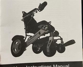 Forcemech Navigator XL Portable Electric Wheelchair 37x25x35in HxWxD