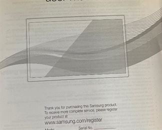 Samsung 65in HD LED TV Smart UN65F8000BF 34x57in