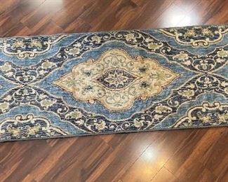 Shaw living Runner Rug Blue 30x97in