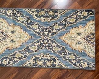 Shaw living Runner Rug Blue 30x97in