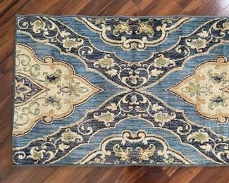 Shaw living Runner Rug Blue 30x97in