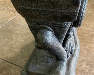 Custom Harley Davidson Molded Concrete bench 20x52x22in HxWxD