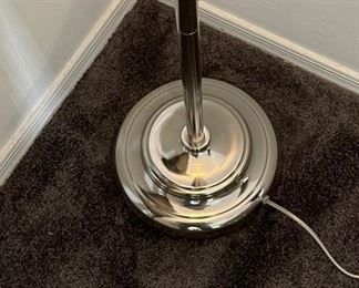 Stainless Steel Torchiere Floor Lamp 72in H x 14in Diameter