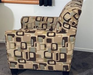 #1 Ashley Furniture Contemporary Fabric Chair 36x34x35in HxWxD