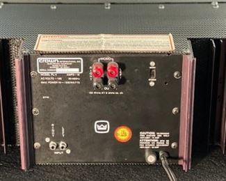 Crown Vintage PL-4 Vintage Stereo Power Amplifier Amp Power Line Four 4 7x19x12in HxWxD