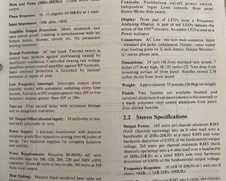 Crown Vintage PL-4 Vintage Stereo Power Amplifier Amp Power Line Four 4 7x19x12in HxWxD