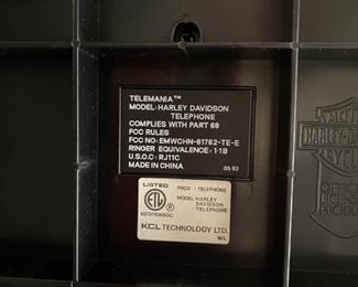 Harley Davidson Land Line Telephone Phone 9x15x6.5in HxWxD