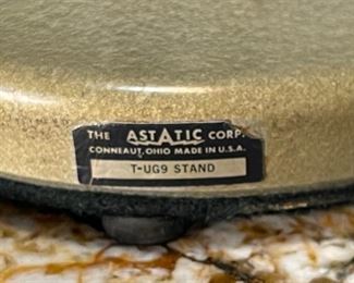 Astatic Silver Eagle Desk Mic Microphone 10-DA T-UG9 13in H x 6in Diameter