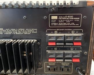 AS-IS Sansui G-6000 Vintage Stereo Receiver G6000 DC Power 7.25x20x16.35in HxWxD