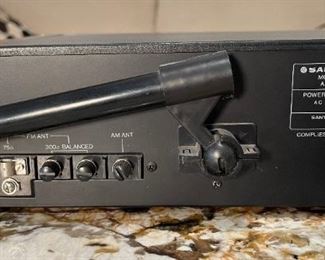 Sanyo Plus T35 Hi Fi AM/FM Tuner 3.75x19x13in HxWxD