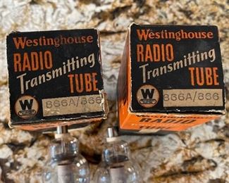 2pc Westinghouse 866a Tubes Transmitting Pair