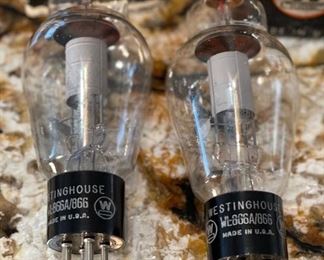 2pc Westinghouse 866a Tubes Transmitting Pair