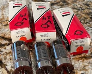 3pc Svetlana Winged C 6550c tubes