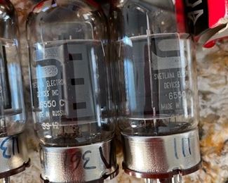 3pc Svetlana Winged C 6550c tubes