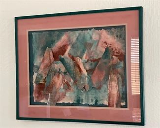 Southwest Mixed Media Art 33x41x2in HxWxD